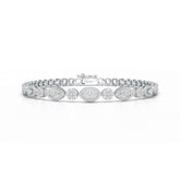 1.7 CT Marquise Cut Diamond Classic Bracelet